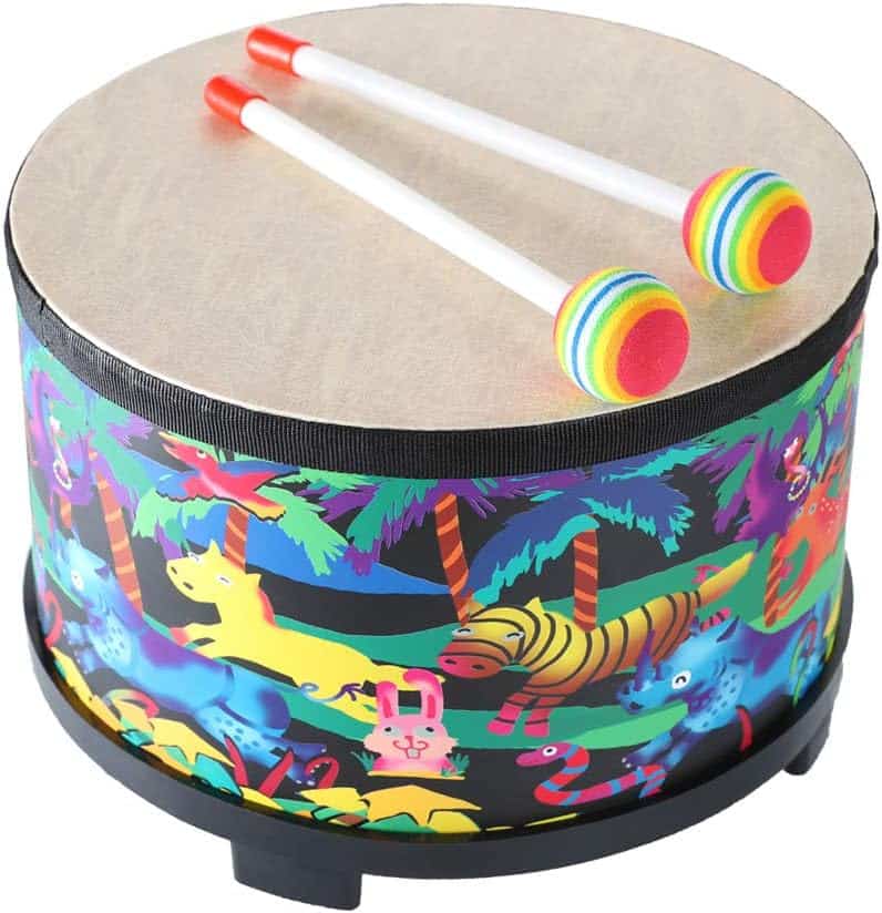 large drum with two mallets