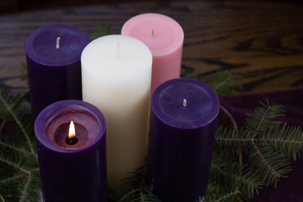 Advent wreath.